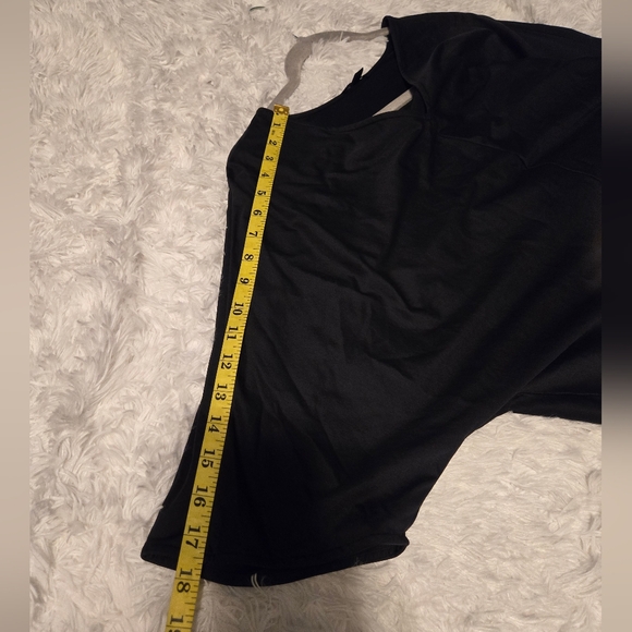 Cos Blouse Silk V-Neck Top Overshirt Women's Size Small Color Black - Picture 5 of 9